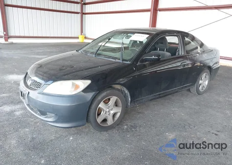 2004 Honda Civic Ex z USA, uszkodzony, nr VIN 1HGEM21924L085173